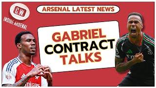 Arsenal latest news Gabriels contract  Resting Saka  Rices return  Artetas Atalanta decisions