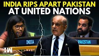 India Vs Pakistan In UNGA Indian Diplomat Rips Apart Pakistan PM Shahbaz Sharif On Jammu & Kashmir