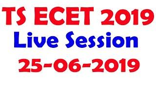 TS ECET 2019 Live Session 25-06-2019