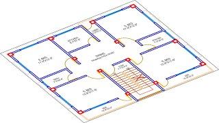 HOUSE PLAN DESIGN  EP 273  1200 SQUARE FT 4 BEDROOMS  3BHK HOUSE PLAN  LAYOUT PLAN