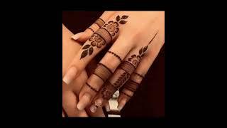 Finger Mehndi Design  Aesthetic henna design