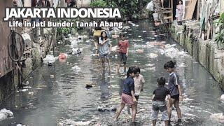 Extreme Slums in Jakarta Indonesia