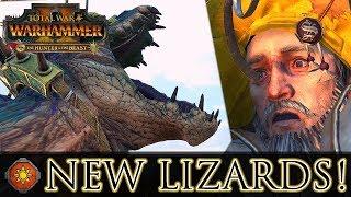 NEW LIZARDS - The Hunter & The Beast DLC  Total War Warhammer 2