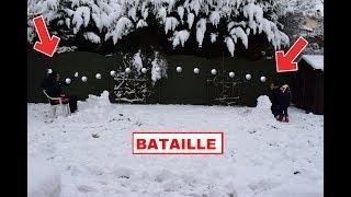 BATAILLE DE BOULE DE NEIGE 