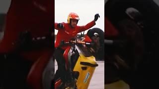 Amazing no hand wheelie round and round #stuntriding #motorcyclestunt