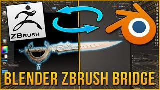 Work FAST Between Blender and Zbrush  Blender to Zbrush Bridge