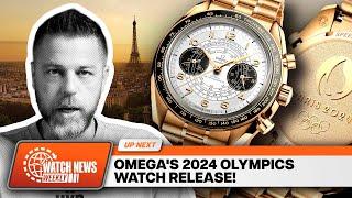 Omega’s 2024 Paris Olympics Watch Release  8.4.2024 Watch News Weekly