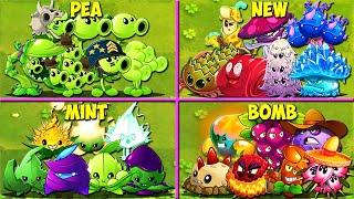 PVZ 2 - Random 16 Team 4 Plants Battlez - Which Team Plant Will Win?