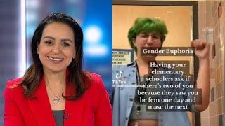 Lefties losing it Non-binary teacher celebrates students confusion about gender