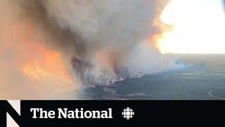 Wildfire closing in on Fort Nelson B.C.