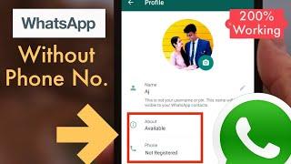 How to use WhatsApp without Mobile Number or OTP Verification  100% Working  2023