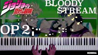 JOJOS BIZARRE ADVENTURE OP 2 - BLOODY STREAM  piano