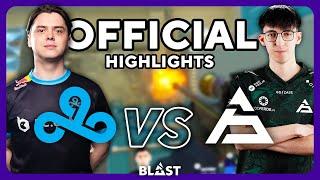 Cloud9 vs SAW Highlights Official - BLAST Premier Spring Showdown 2024 Day 3