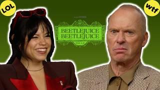 The Beetlejuice Beetlejuice Cast Guess Each Others Films From Wacky Descriptions