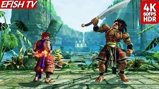 Kazama Kazuki vs Tam Tam Hardest AI - Samurai Shodown  4K 60FPS