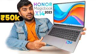 Best Laptop Under ₹50K   Honor Magicbook X14 2023 Unboxing - Metal Body  14 FHD IPS Intel i5