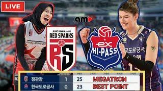 Live Pertarungan Red Spark Vs Hi-Pass Detik² Megawati Tampil Gemilang Diputaran Pertama Megatron