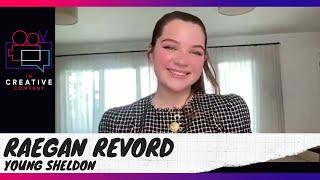 Young Sheldon with Raegan Revord