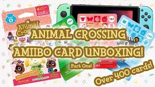 UNBOXING Over 400 Animal Crossing Amiibo Cards for New Horizons PART ONE