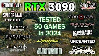 RTX 3090 in 4K  50 Games Tested in 2024