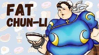 Chun-Li Street Fighter as Fat Parody