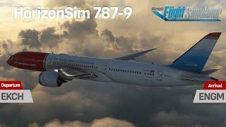 Horizon Simulations 787-9  #aerosoft Mega Airport Oslo  MSFS