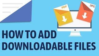How To Add A Downloadable File With Wordpress - Add A Direct Download Link