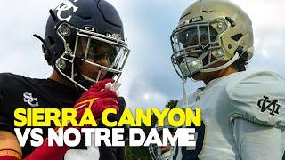 Sierra Canyon vs Notre Dame  Official HS Football Game Highlights @SportsRecruits