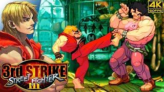 Street Fighter III 3rd Strike - Ken Arcade  1999 4K 60FPS