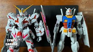 My Collections Mega Size Unicorn Gundam & Rx-78-2 Gundam  ASMR BUILD  DABAN MODEL  Satisfuyeng