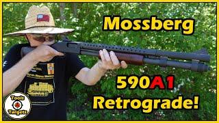 No More Messin Around...Mossberg 590A1 Retro 12 Gauge Shotgun Quick Range Review