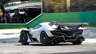 Apollo IE Intensa Emozione demo laps at Monza Circuit OnBoard Accelerations Crackles & Sound