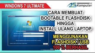 Cara Membuat bootable Sampai Install Ulang Windows 7 Ultimate Dengan Flashdisk  Semua Pasti Bisa