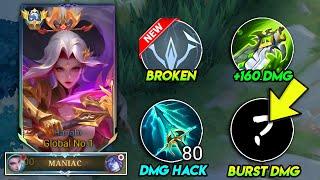 I FINALLY FOUND THE BEST DAMAGE HACK BUILD FOR HANABI  EASILY BURST ENEMIES  - Mobile Legends