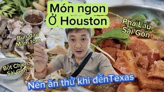 Đến Houston Texas nên ăn thử quán này phá lấu  bún đậu mắm tôm bột chiên