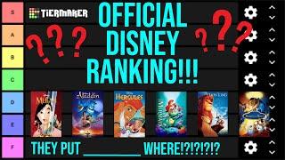 Disney100 Celebration Video OFFICIAL Ranking ALL DISNEY Movies TierMaker