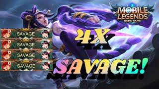 Top SAVAGE Moments Mobile LegendsMiya Savage Build 2021Best Savage MLBB 2021