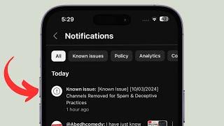 Known Issue 10032024 Channels Removed for Spam & Deceptive Practices