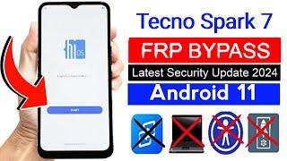 Tecno Spark 7 FRP Bypass Android 11  Tecno PR651 Frp Google Account Bypass Without Pc  New Trick 