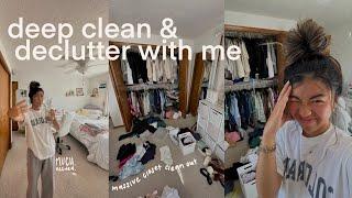 deep cleaning and organizing my entire room  closet cleanout decluttering + summer reset