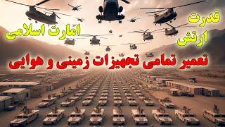 ترمیم تمامی تجهیزات نظامی باقیمانده آمریکایی ها در افغانستان توسط امارت اسلامی Taliba Army Power