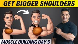 DAY 5 - Shoulder Tricep Workout for Maximum Results  Full Muscle Building Series  Yatinder Singh