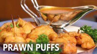 Fried Prawn Puffs  Mallika Joseph Food Tube