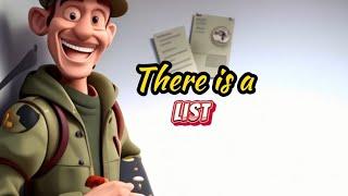 There is a list 