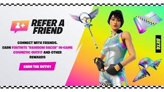 CLAIM THIS FREE SKIN NOW How to get the RAINBOW RACER SKIN for FREE in Fortnite