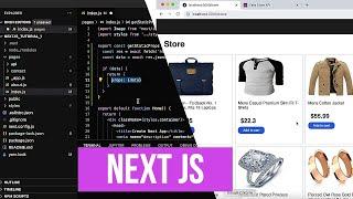 NextJS Beginner Programming Tutorial  Page Routing Passing Data Setup