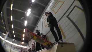 Skateboarding Dennie in Skatepark Utrecht