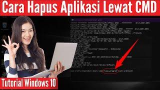 cara menghapus aplikasi di laptop windows 10 lewat cmd