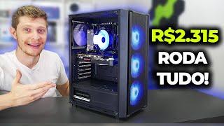 PC GAMER DE R$2300 PARA RODAR TUDO NO ULTRA É POSSÍVEL… MONTAGEM E TESTES 2024