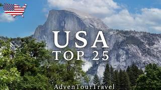 25 Most Beautiful Places to Visit in USA Travel Video